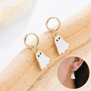 Ghost Huggie Hoop Earrings - Fitlab