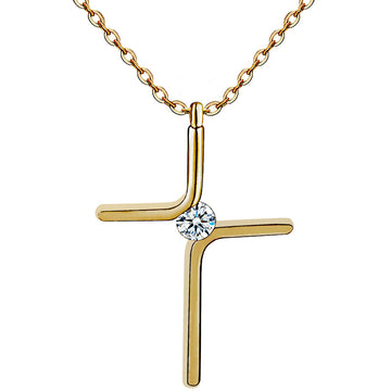 New Diamond Cross Pendant - Fitlab