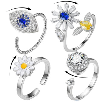 Women Fidget Spinner Ring - Fitlab