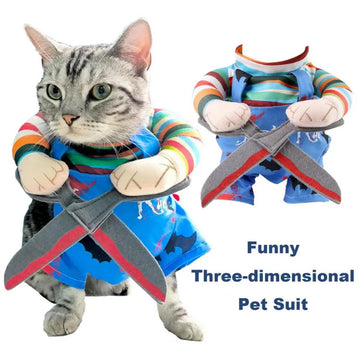 Pet Scissor-Shaped Halloween Outfit