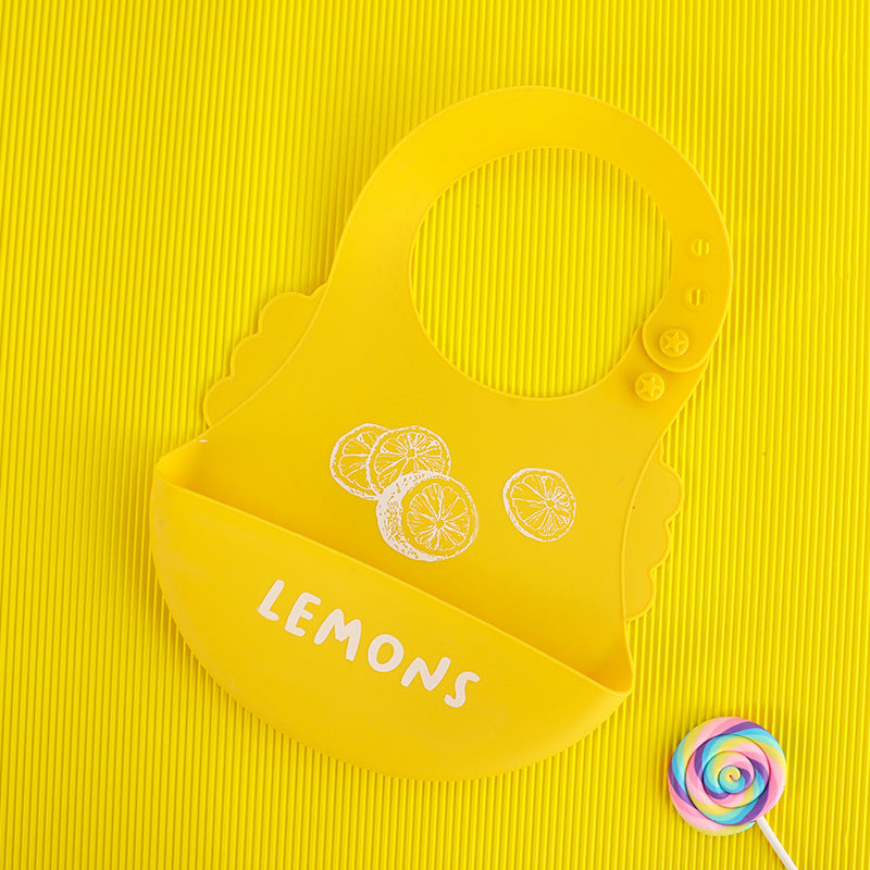 Silicone baby bib