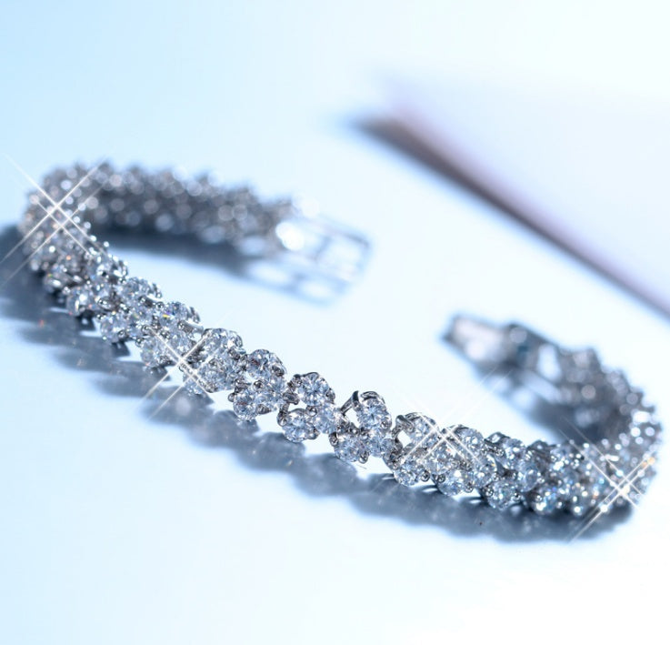 Zircon Cubic Stone Bracelet