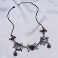 Halloween Spider Web Necklace - Fitlab