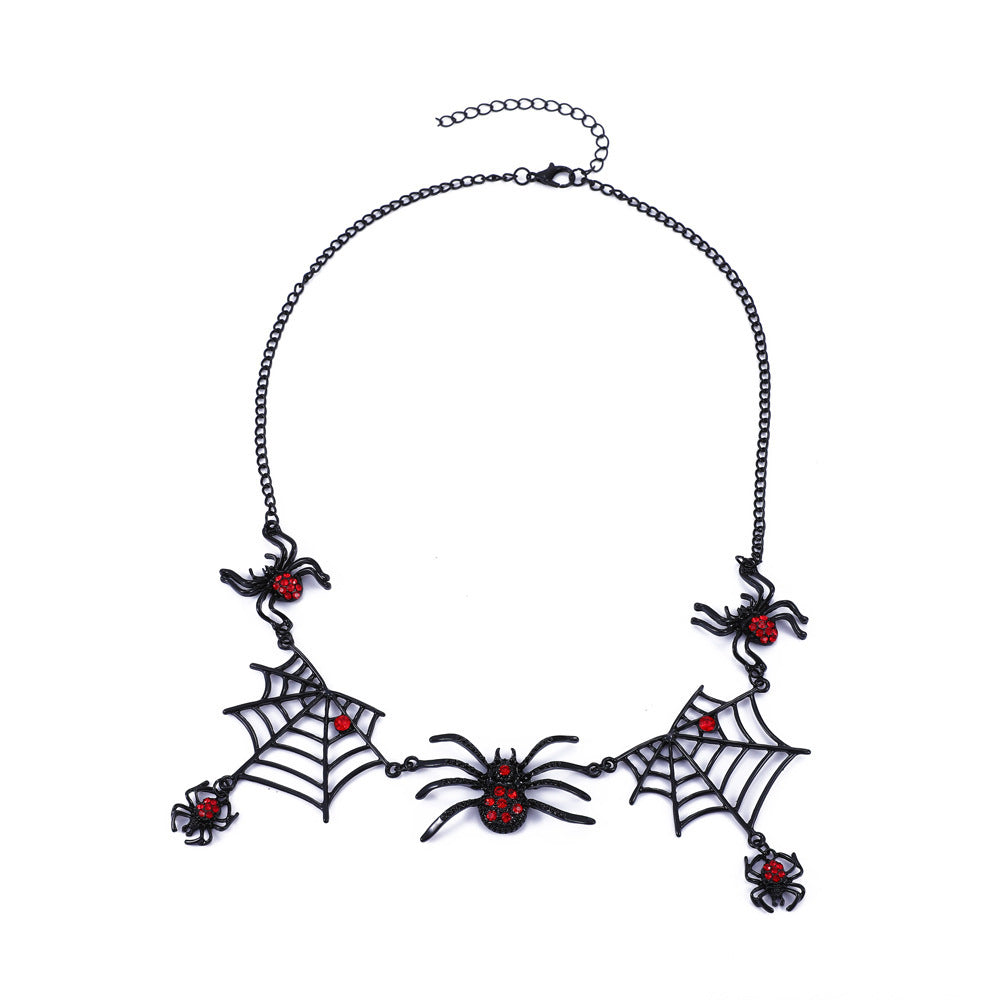 Halloween Spider Web Necklace - Fitlab