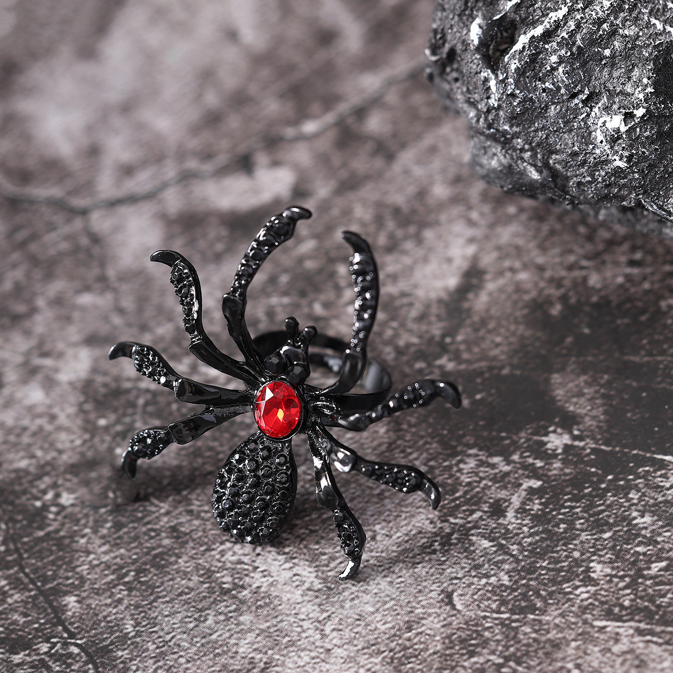 Halloween Spider Stone Ring - Fitlab
