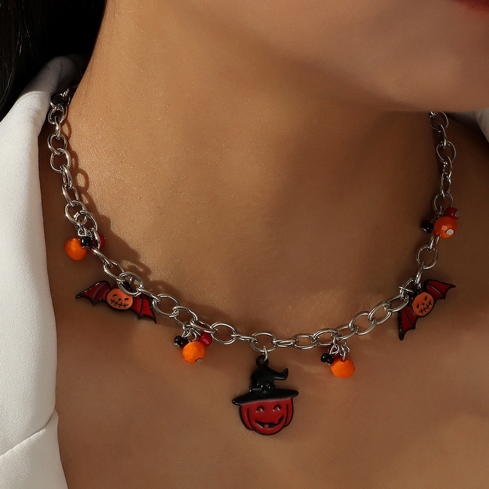 Pumpkin Halloween Necklace - Fitlab