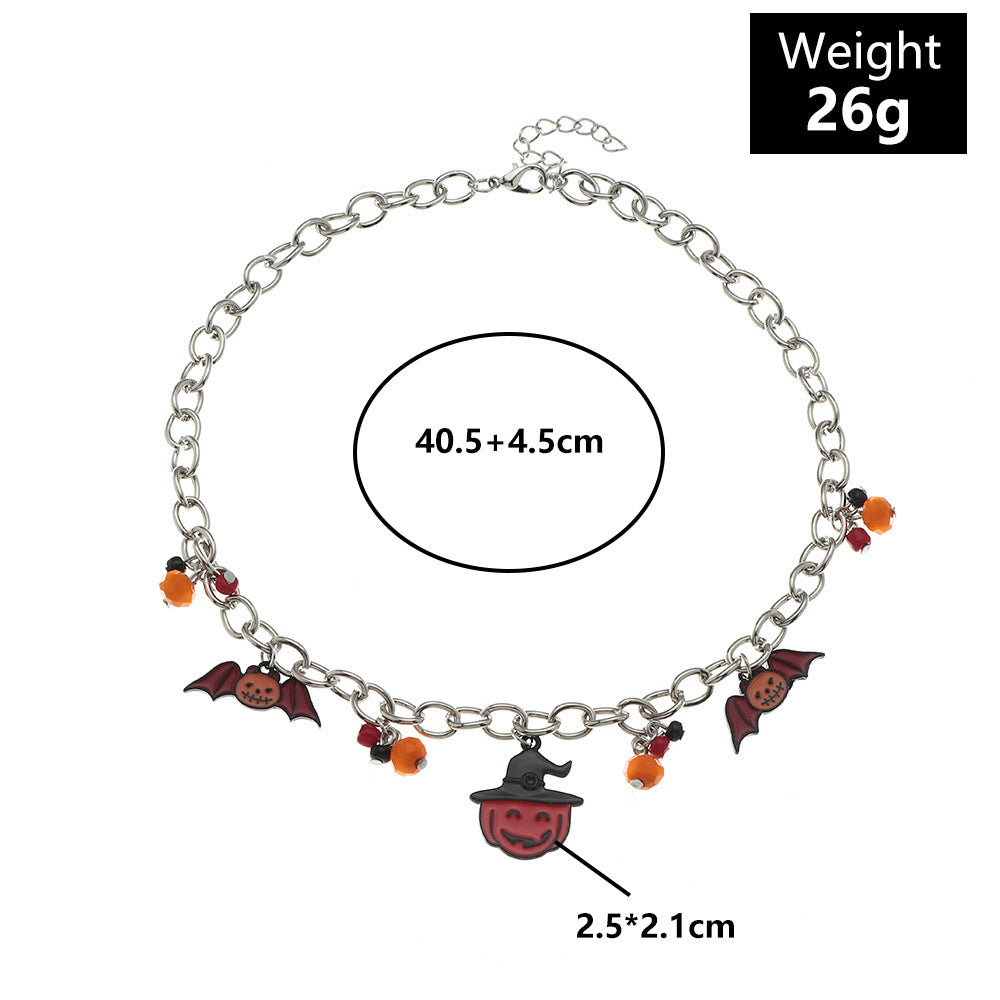 Pumpkin Halloween Necklace - Fitlab