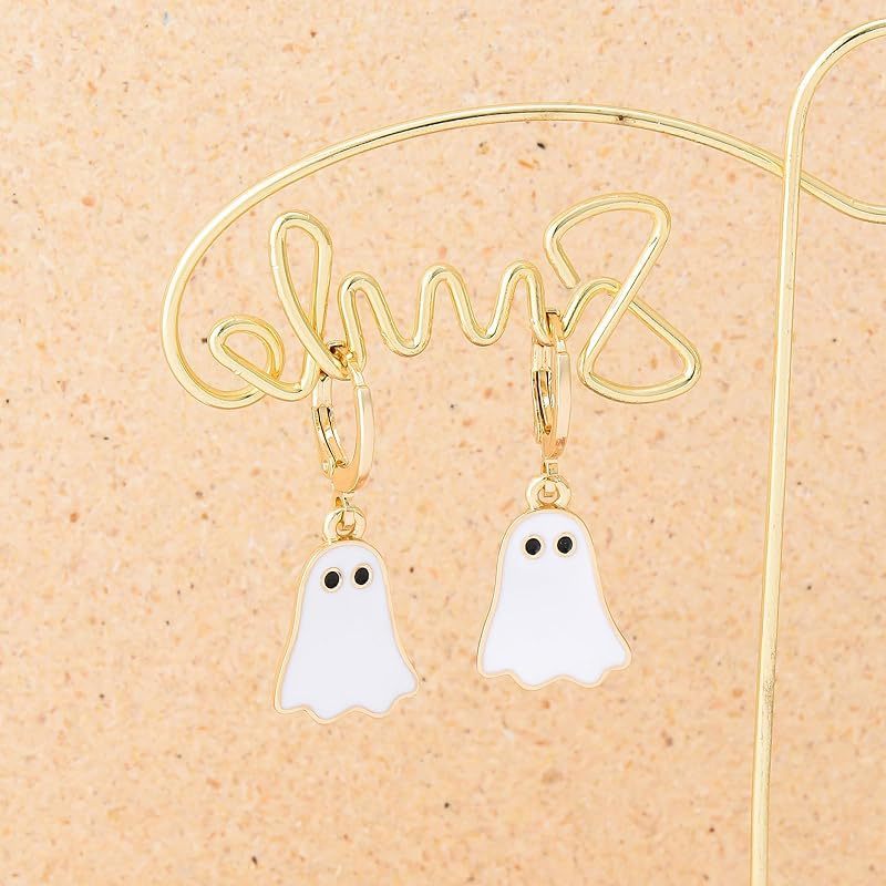 Ghost Huggie Hoop Earrings - Fitlab