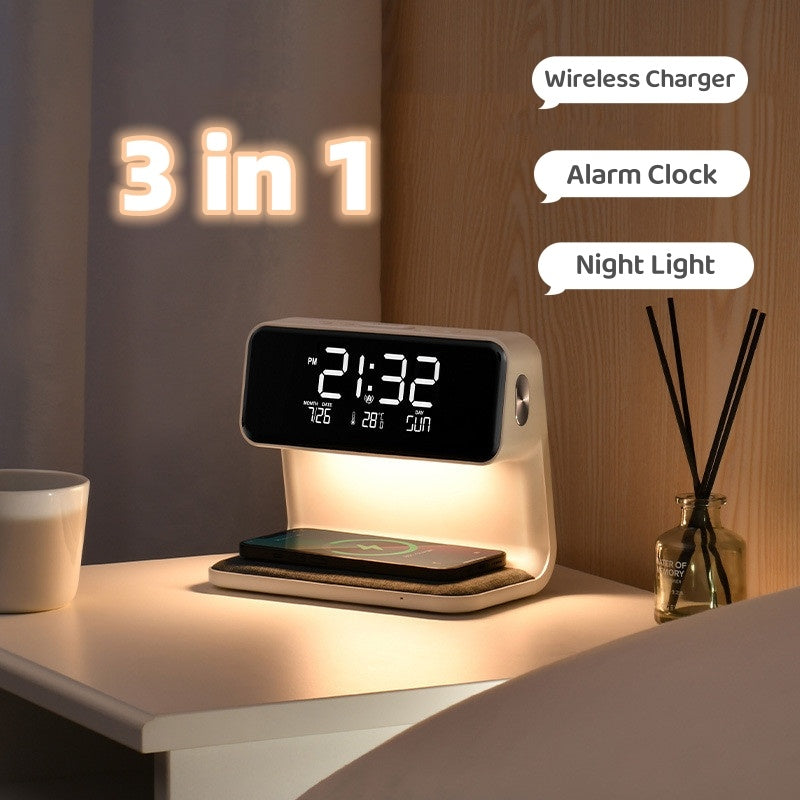 Creative 3 In 1 Bedside Alarm Clock