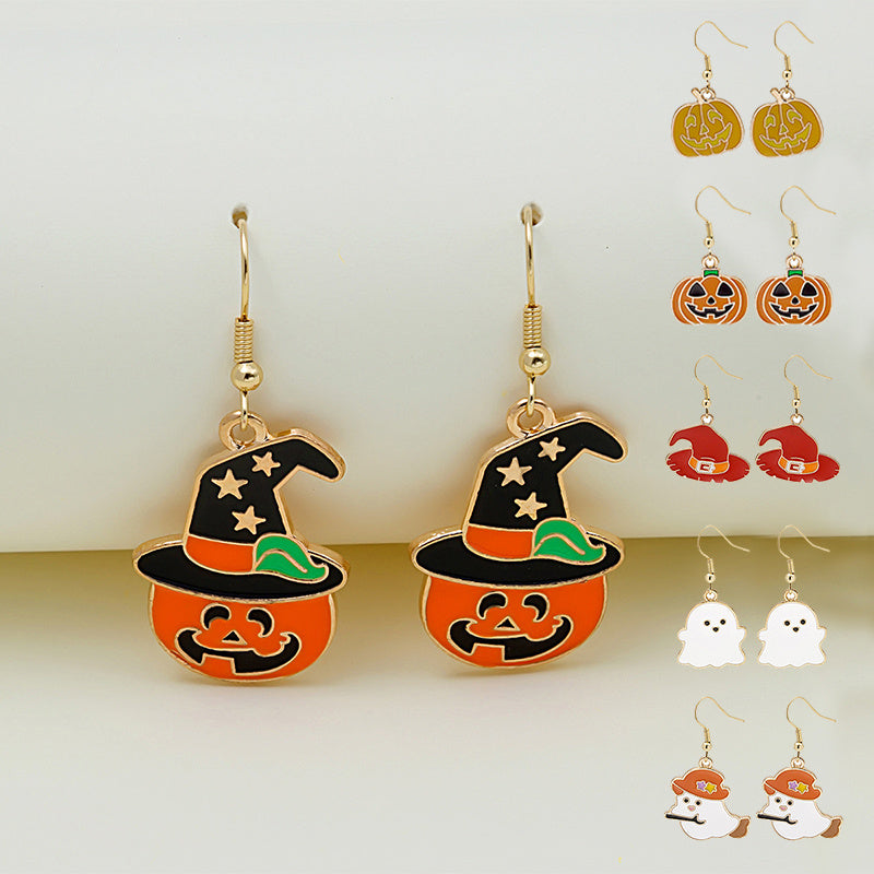 Halloween Cute Pumpkin Earrings - Fitlab