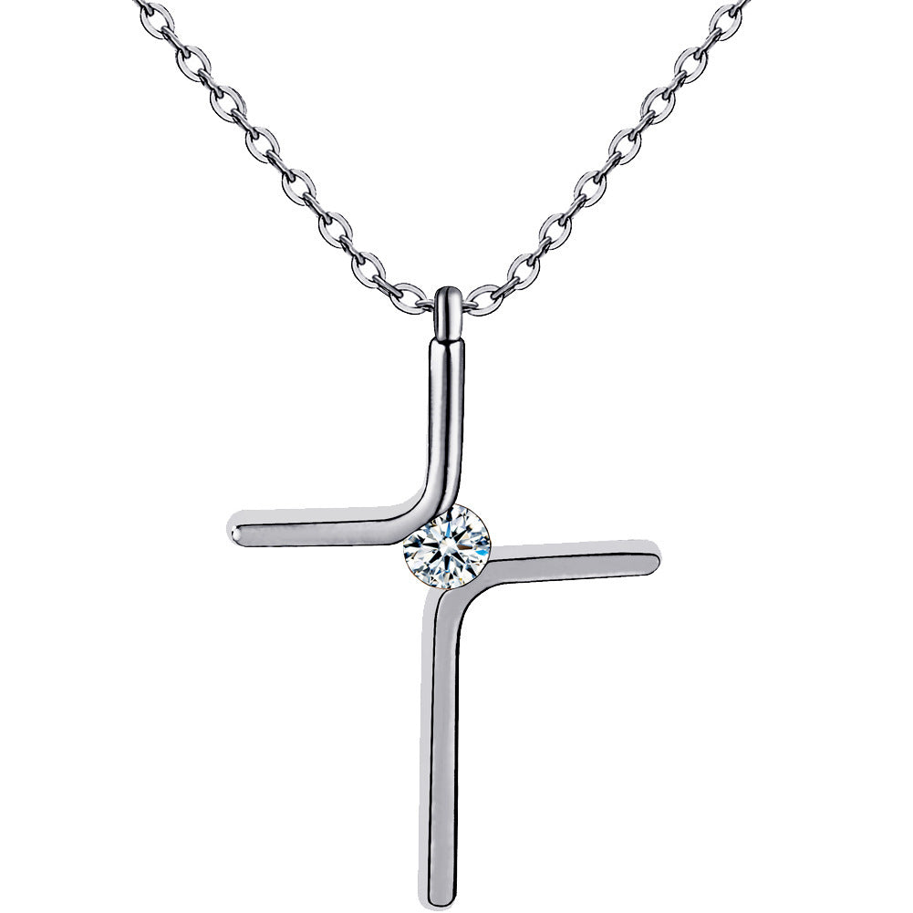 New Diamond Cross Pendant