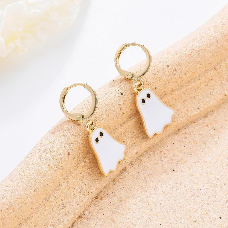 Ghost Huggie Hoop Earrings - Fitlab