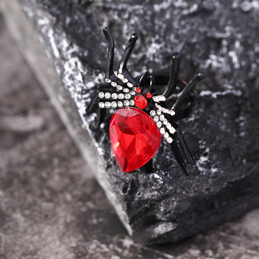 Halloween Spider Stone Ring - Fitlab