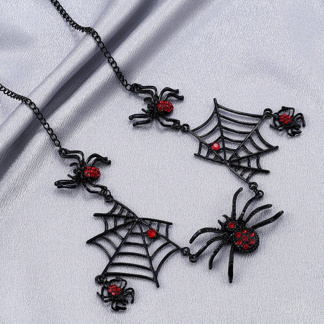 Halloween Spider Web Necklace - Fitlab