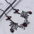 Halloween Spider Web Necklace - Fitlab