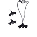 Halloween Inverted Bat Jewellery Set - Fitlab