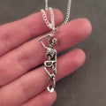 Hanging Skeleton Pendant Necklace - Fitlab