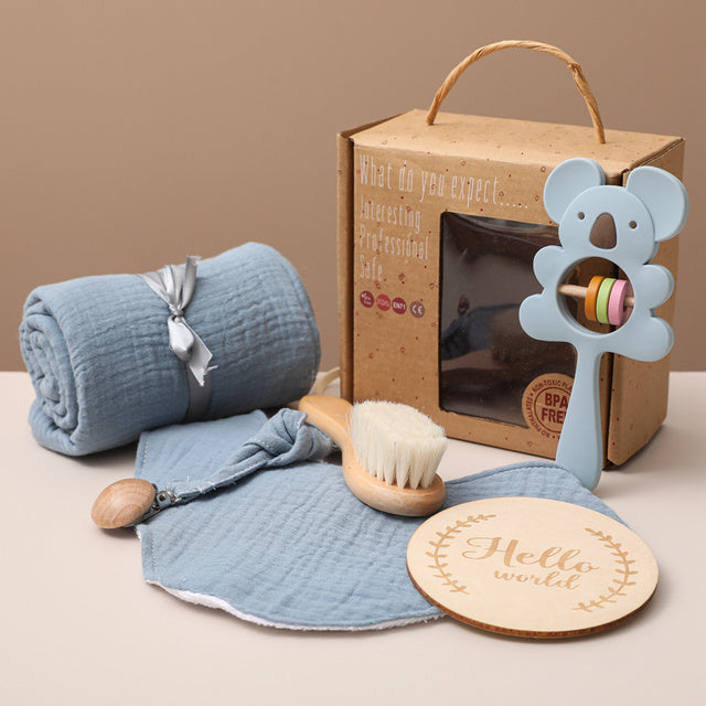 Baby Bath Set with Swaddle Wrap